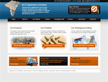 Tablet Screenshot of nefasteners.co.uk